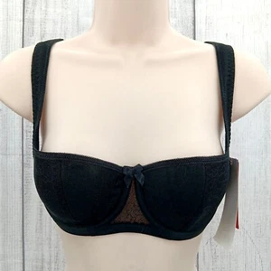 Rosme Woman's Balconette Bra, Collection Grand, Black, Size 36B AF9 - Picture 1 of 7