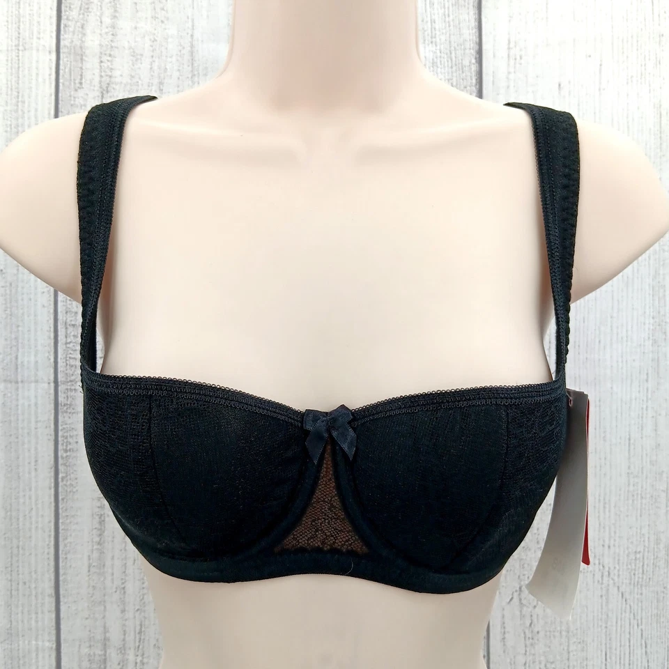 Rosme Woman's Balconette Bra, Collection Grand, Black, Size 36B AF9 - Image 1 of 4