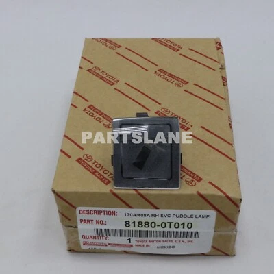 Lámpara de espejo exterior derecho genuina Toyota Avalon Venza OEM 81880-0T010 Foto 1 de 4