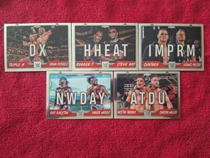2025 WWE Topps Chrome "Tag Team" 5 card lot - Picture 1 of 1