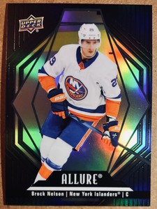2022-23 Upper Deck Allure Hockey Black Rainbow #87 Brock Nelson - NY Islanders