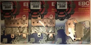 EBC Sintered FRONT and REAR Disc Brake Pads Fits YAMAHA YZF R1 (2007 to 2014) - Picture 1 of 11