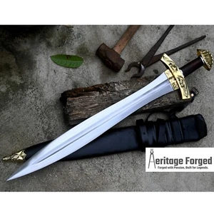25 inches Long Handmade sword-Historical-Viking-Tactical-Battle Ready sword - Picture 1 of 11
