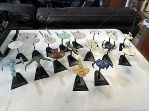 Star Trek ship figures lot of 17 made by Furuta Japan. 5 Enterprises and more. - Picture 1 of 24