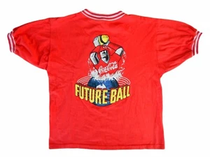 1992 VFL Coca-Cola x Future Ball Vintage Rare AFL T-Shirt - Size Small - Picture 1 of 7