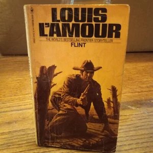 Flint Louis L'Amour Western Novel Paperback Book - Picture 1 of 3