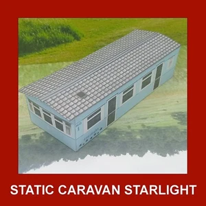 Caravan Static Home Design 3 " Starlight " Model Containers x 4 N Gauge 1:160 - Picture 1 of 10