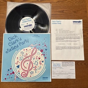 Dick Clark’s Sixties Party 1990 Vinyl Record + Line Sheets - Picture 1 of 12