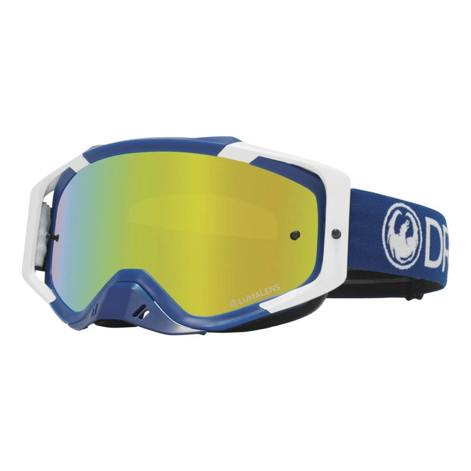 Dragon Eyewear MXV Max Navy Goggle with Lumalens Gold Ion and Clear Lenses - Image 1 of 1