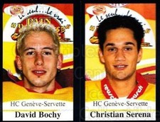 1999-00 Swiss Panini Stickers #339 David Bochy, Christian Serena