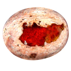 12.15 ct Superior Oval Cabochon (18 x 14 mm) Un-Heated Mexico Matrix Fire Opal - Picture 1 of 1