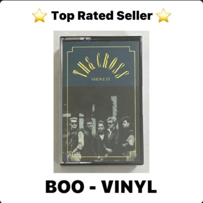 The Cross  - Shove It - Cassette Tape - Rock EX / M Condition - Imagen 1 de 4