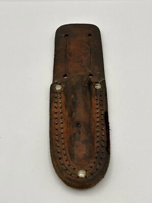 VTG KLEIN TOOLS Leather Tool Sheath Klein 5188 Klein Knife Pouch Belt Sheath - Image 1 of 4