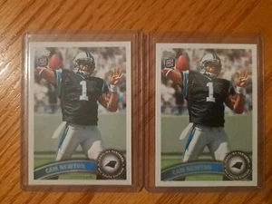 Lot (x2) 2011 Topps Football CAM NEWTON Rookie RC #200 Carolina Panthers - Picture 1 of 2
