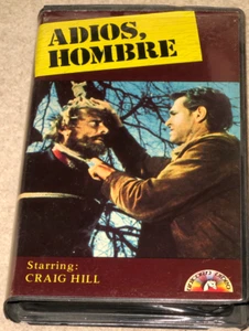 Craig Hill ADIOS, HOMBRE Mario Caiano UNICORN VIDEO Spaghetti Western U.S. VHS - Picture 1 of 4