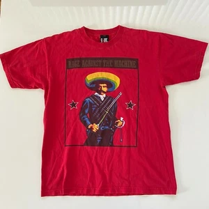Camisa De Colección 2000 Rage Against The Machine Band Emiliano Zapata Para Hombre Grande - Imagen 1 de 9