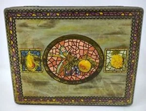 Contenedor de lata coleccionable England Company diseño de frutas y bayas - Imagen 1 de 7