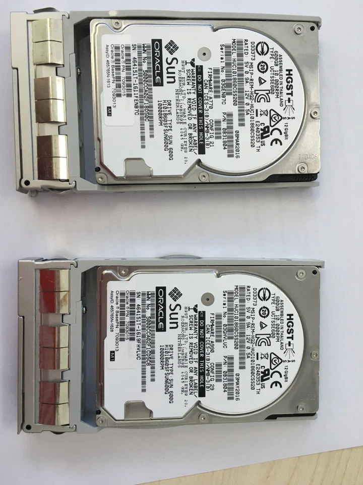  Oracle Sun 7093015  7093013 600GB - 10000 RPM SAS-3 Disk Drive Assembly - Image 1 of 1