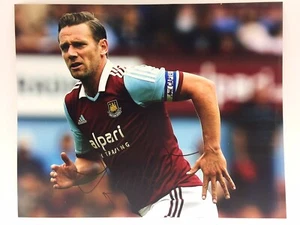 RARE Kevin Nolan West Ham United Signed Photo + COA AUTOGRAPH - Picture 1 of 2