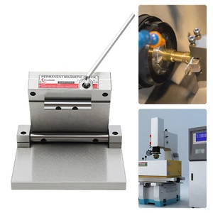 Permanent Magnetic Chuck Rectangular Magnetic Chuck Single Sine Plate 5.9*5.9 In - Picture 1 of 20