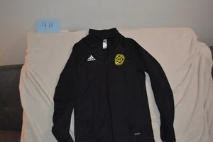 S Black Peach Tree City Moba Soccer Academy Kids Jacket Adidas - Picture 1 of 5