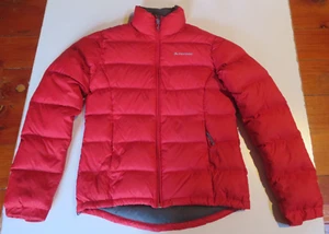 MACPAC Ladies Red 80% Duckdown Puffer Nylon JACKET - Sz.10 - Picture 1 of 5