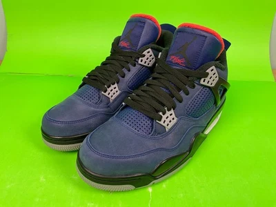 L@@K NUEVO DS AIR JORDAN 4 RETRO INVERNALIZADO AZUL LEAL TALLA 9.5 XI IV 11 GRATITUD Foto 1 de 4