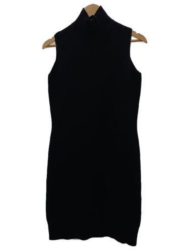 HERMÈS HERMES Altro Abito Smanicato S Cashmere Nero