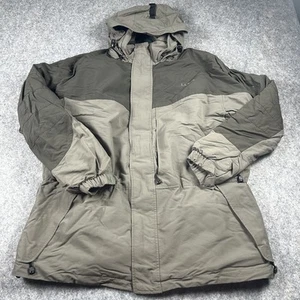 LL Bean Outdoors Jacket Mens Extra Large Green Thinsulate Lite Loft Hooded Parka - Picture 1 of 10