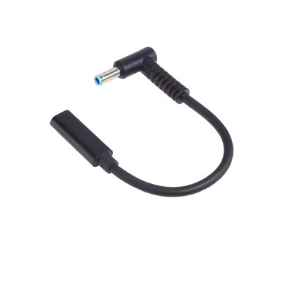 Type-c female to DC 4.5mm x 3.0mm Power PD Fast Charge Cable For HP Laptop g - Image 1 of 4