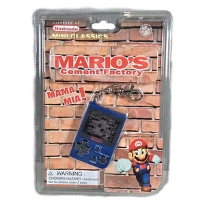 Vintage 1998 Nintendo Mini Classics Mario's Cement Factory Schlüsselanhänger NEU SEALED! - Bild 1 von 6