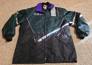 VTG Womens XXL Arcticwear Arctic Cat Snowmobile Black & Green 2 Piece Jacket Set - Picture 1 of 14