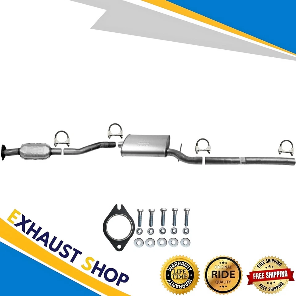 Rear Catalytic+Front Muffler For 2010-2017Chevrolet Equinox & GMC Terrain 2.4L - Image 1 of 4