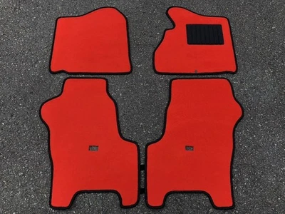 Suzuki Jimny JA12W JA22W AT Red Plain Floor Mats Carpets 1995–1998 RHD New Japan Foto 1 de 4