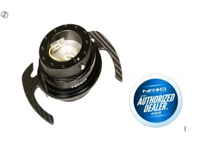 NRG 4.0 Gen Steering Wheel Quick Release Hub - Black/Carbon SRK-700CF - Picture 1 of 5