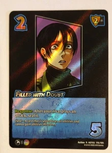 Lleno de dudas, raro, Attack on Titan CCG - Imagen 1 de 3