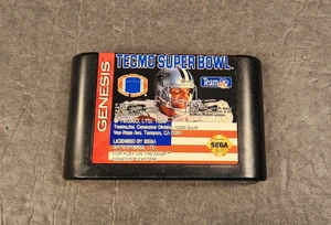 Tecmo Super Bowl (Sega Genesis, 1993) solo cartuccia - testato SPEDIZIONE GRATUITA - Foto 1 di 2