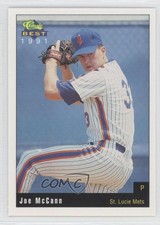 1991 Classic Best St Lucie Mets Joe McCann #19
