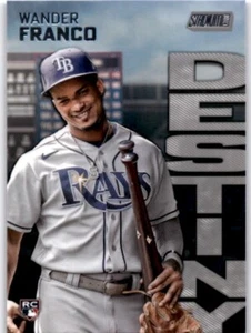 WANDER FRANCO RC 2022 Topps Stadium Club Destiny & Dynasty #8B Rays - Imagen 1 de 2