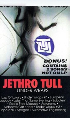 USA BONUS SONGS CLEAR 1984 ROCK NEW WAVE CASSETTE TAPE JETHRO TULL UNDER WRAPS - Image 1 of 3