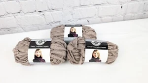Loops & Threads Flaunt Coquette Yarn Lot of 3 Color Mushroom Tan - Picture 1 of 6