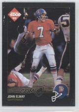 1992 Collector's Edge Cling-Back Prototypes John Elway HOF
