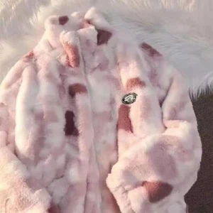 Woman Zipper Jacket Real Rabbit Fur Coat Real Fur SpringClothes WomenTops Jacket - Picture 1 of 27