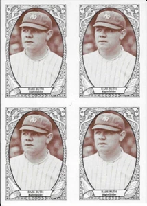 d1948 NEW YORK YANKEES - BABE RUTH - 11/11/1983 Postcard - Hempstead, NY - Picture 1 of 2