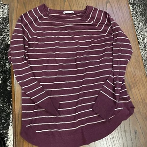 Pink Clover Women Brown/red Pullover Sweater M 1462 - Picture 1 of 6