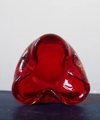 Murano Bubble Glass Ashtray/trinket Dish 11cm - Image 1 of 4