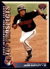 2005 Choice International League Jason Bartlett Rochester Red Wings #5