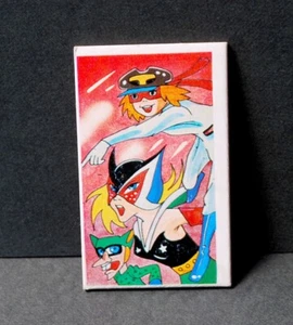 Carta Menko Vintage Anni 70 Yatterman Yatta Man Originale Trading Rara Collezione - Foto 1 di 4