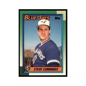 Steve Cummings 1990 Topps Tiffany #374 Toronto Blue Jays Baseball Card NM - Picture 1 of 3
