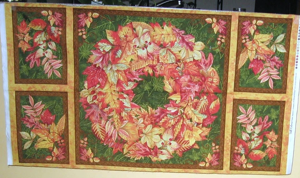 1 bonito panel de tela para colgar/colgar en la pared de algodón "colores de otoño"  Foto 1 de 1